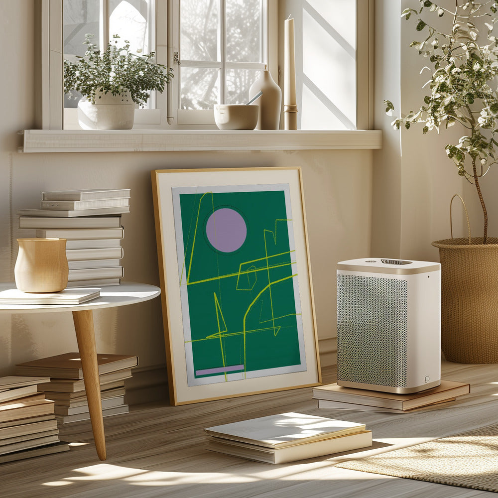 Angular lines No 23 Poster